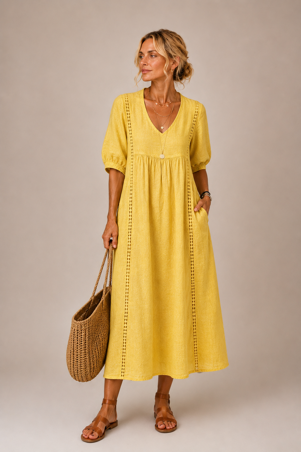 Claire | Women's Effortless Summer Midi Dress