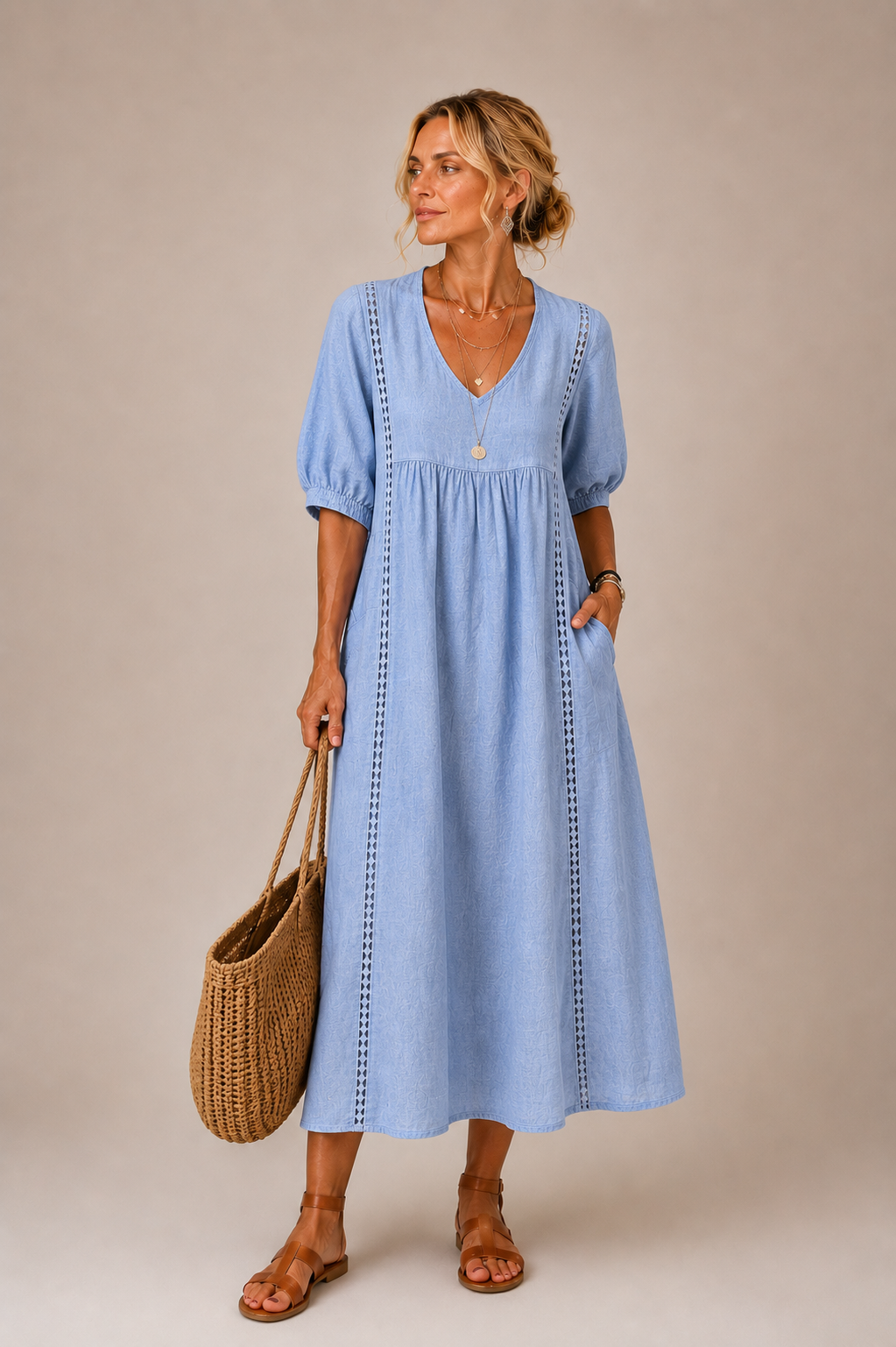 Claire | Women's Effortless Summer Midi Dress