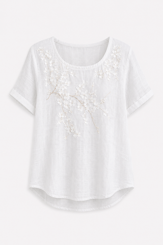 Noëlle™ – Floral Elegance Blouse