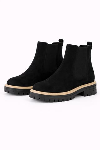 Maya - Pure Form Suede Ankle Boots