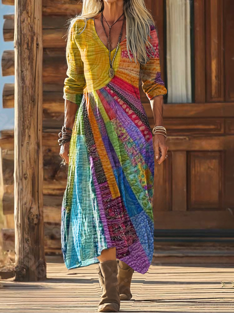 Luna | Boho Dress with Summer Design